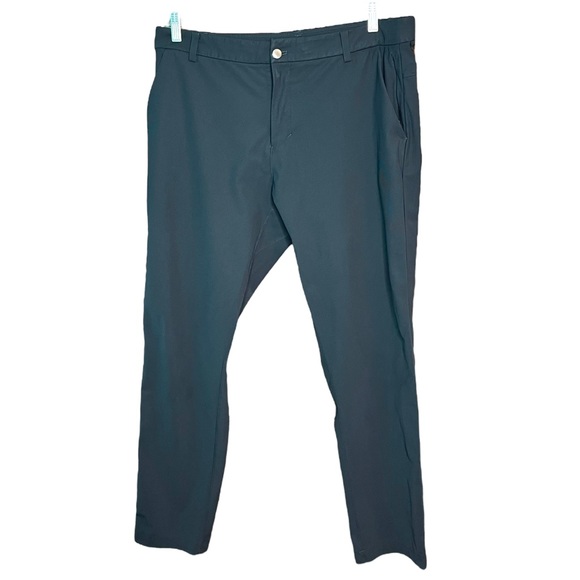 Lululemon Mens Pants Size 36 Gray Commission Classic Warpstreme Stretch - Picture 3 of 12